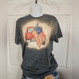 Patriotic T-Shirt - Charcoal